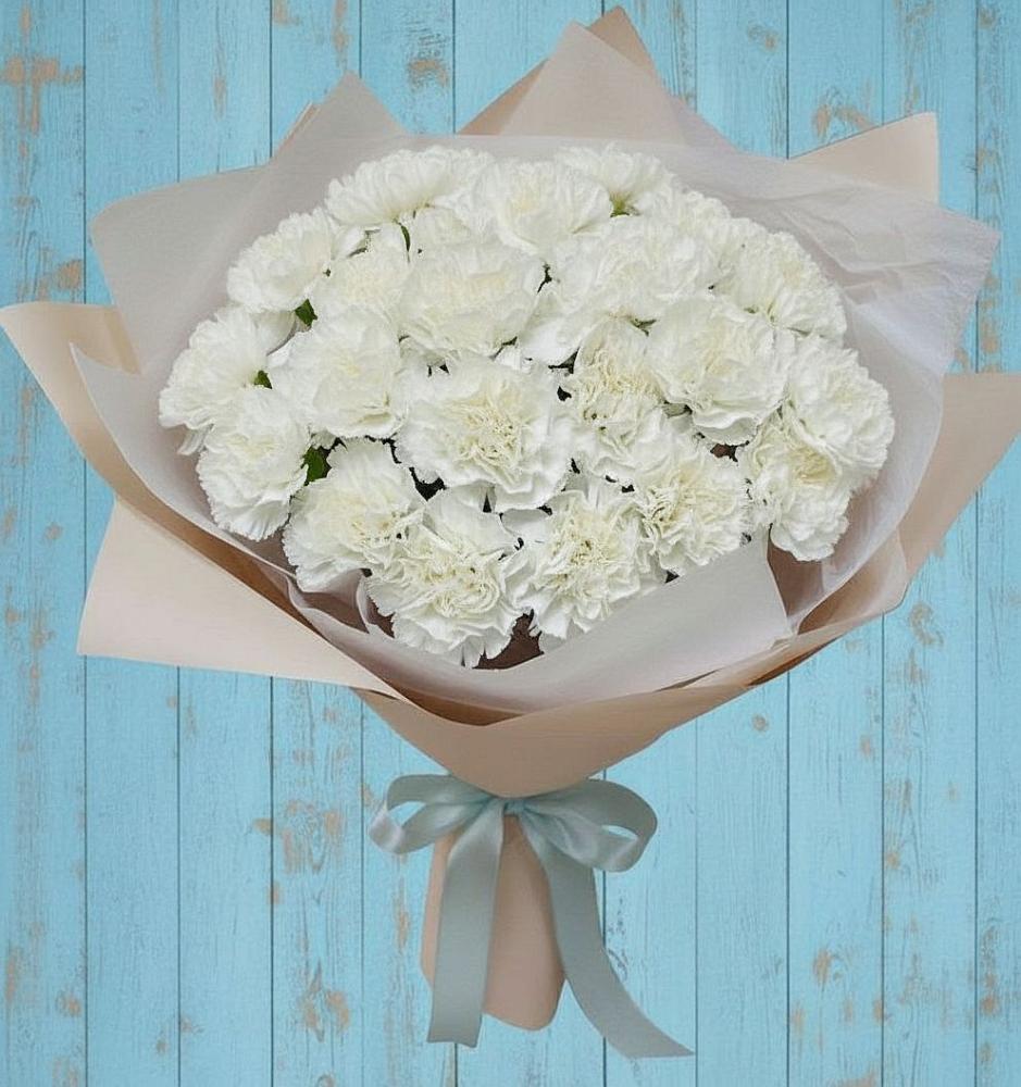 Букет цветов из: Гвоздики в Смоленке