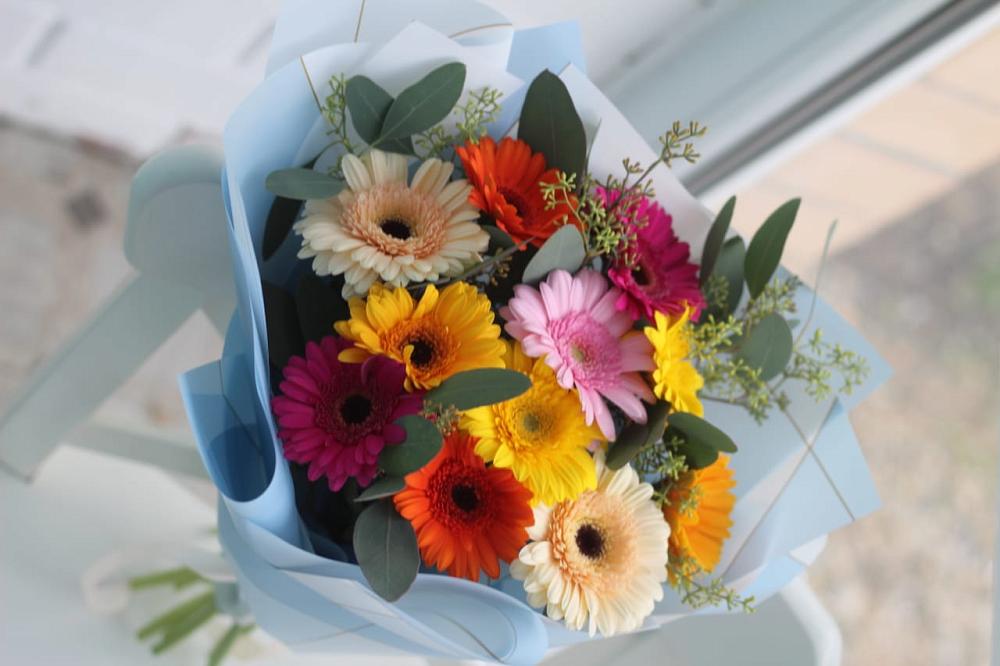 Букет цветов из: Герберы в Смоленке