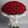 Букет 101 Красная роза Блэк Мэджик в Смоленке