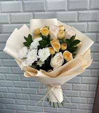 Букет цветов из:  Розы и Хризантемы #REPLACE_PRED# Смоленке