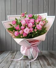 Букет Розовый кустик в Смоленке