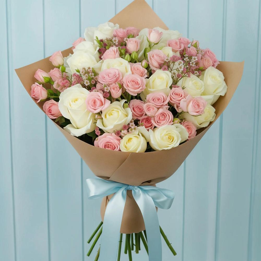 Букет цветов из: Розы в Смоленке