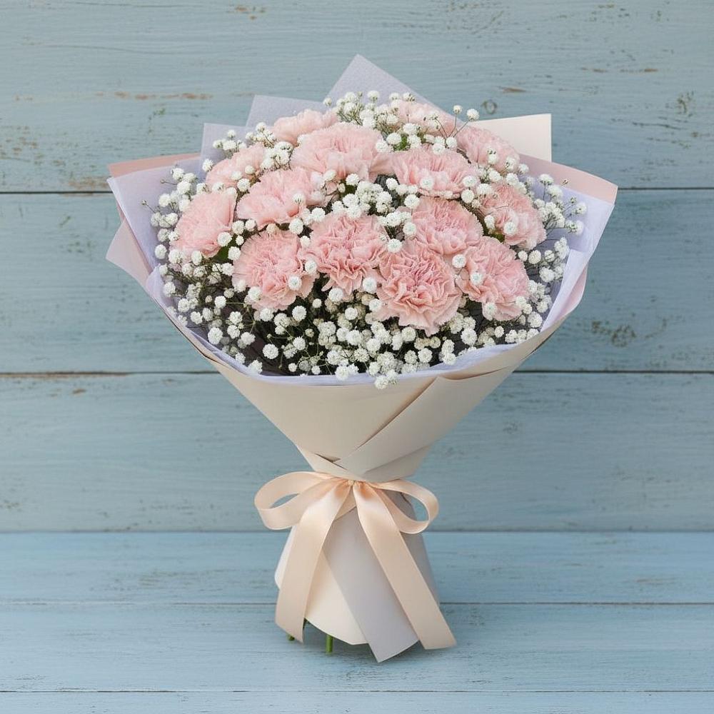 Букет цветов из: Гвоздики в Смоленке