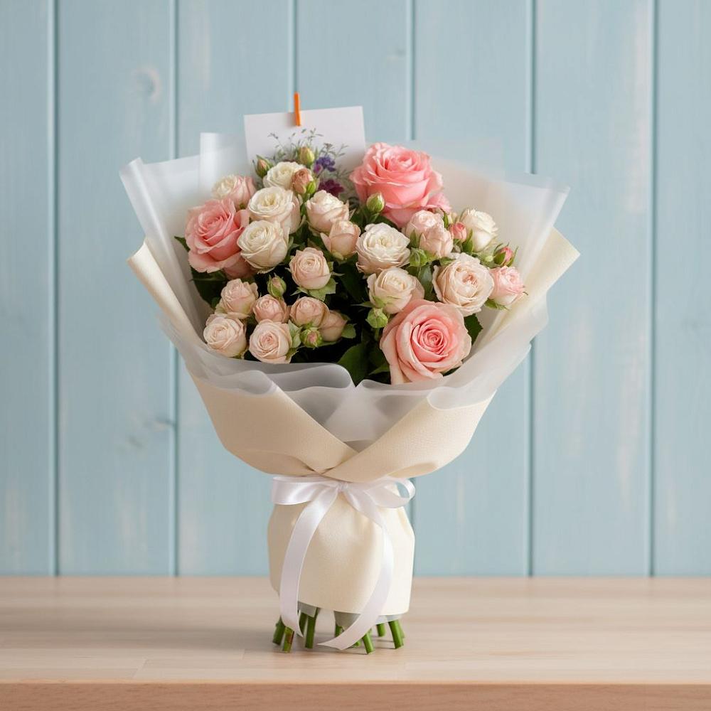 Букет цветов из: Розы в Смоленке