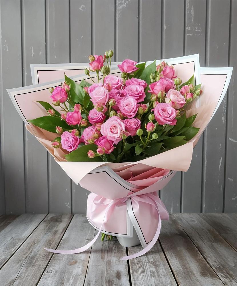 Букет Розовый кустик в Смоленке
