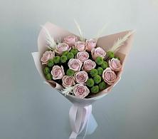 Букет цветов из:  Розы и Хризантемы в Смоленке
