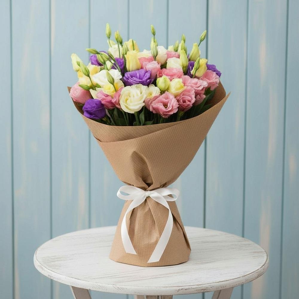 Букет цветов из: Лизиантусы в Смоленке