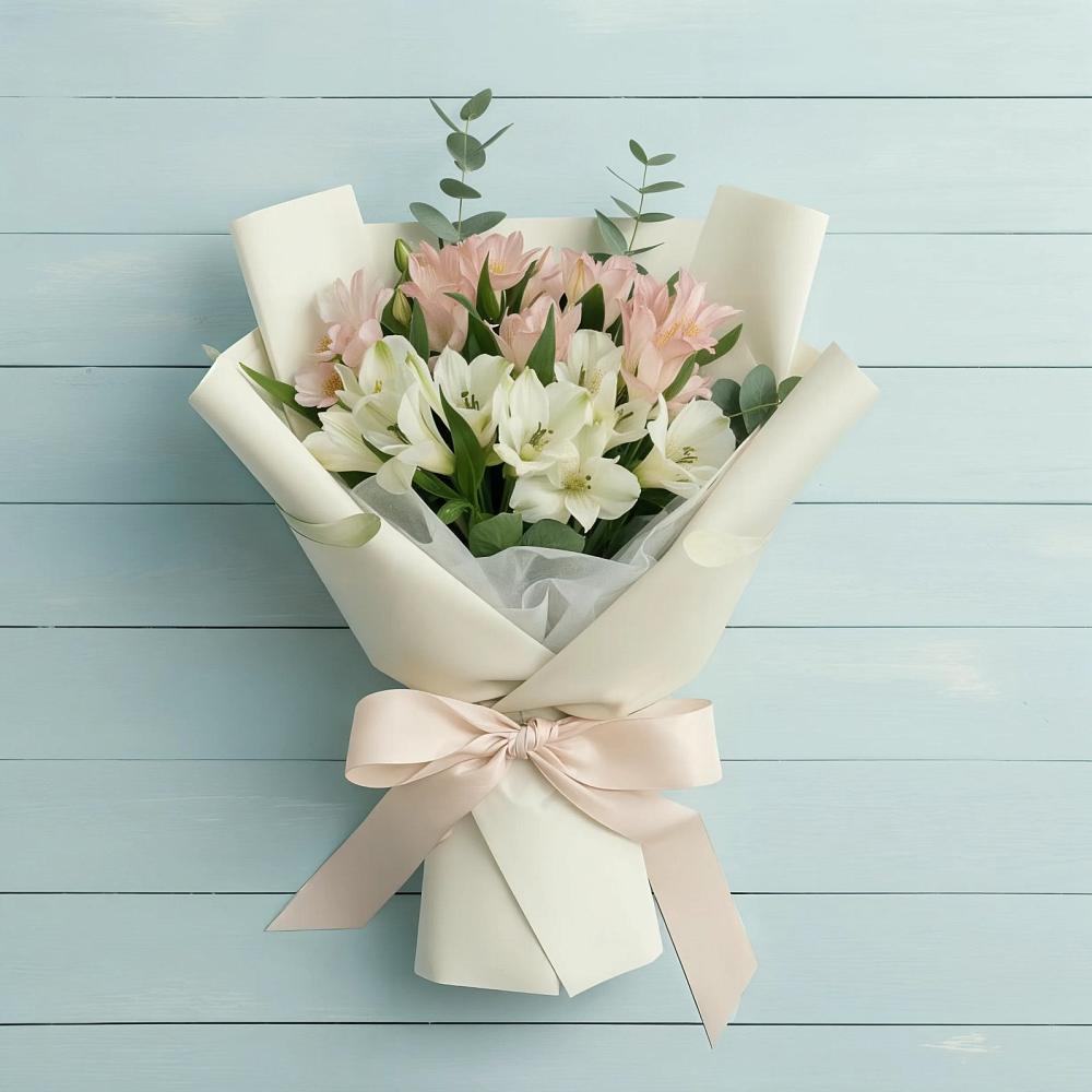 Букет цветов из: Альстромерии в Смоленке